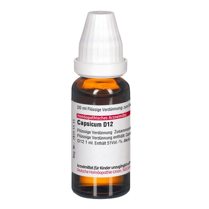 Capsicum D12 DHU Dilution, 20 ml Lösung
