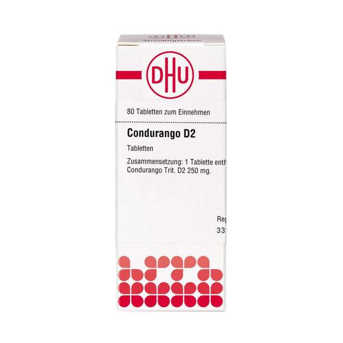 Condurango D2 DHU Tabletten, 80 St. Tabletten