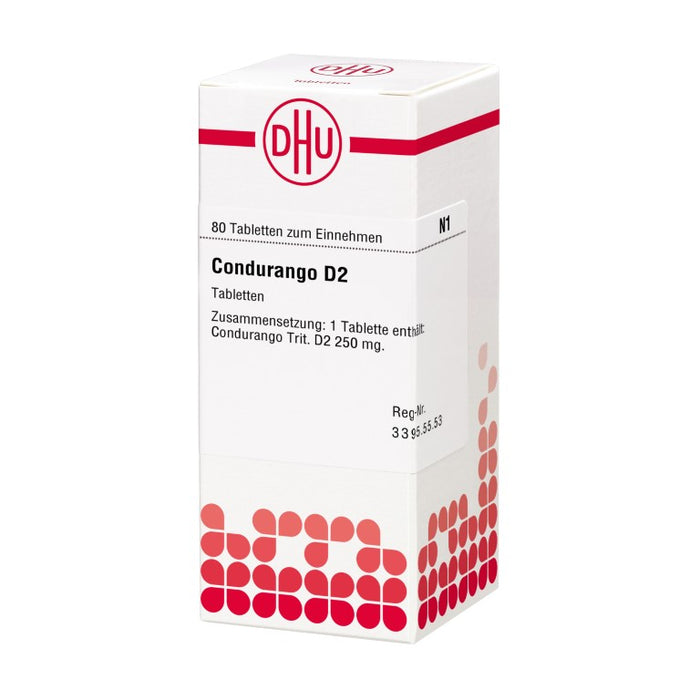 Condurango D2 DHU Tabletten, 80 St. Tabletten