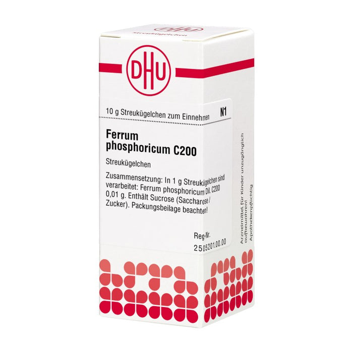 DHU Ferrum phosphoricum C200 Streukügelchen, 10 g Globuli