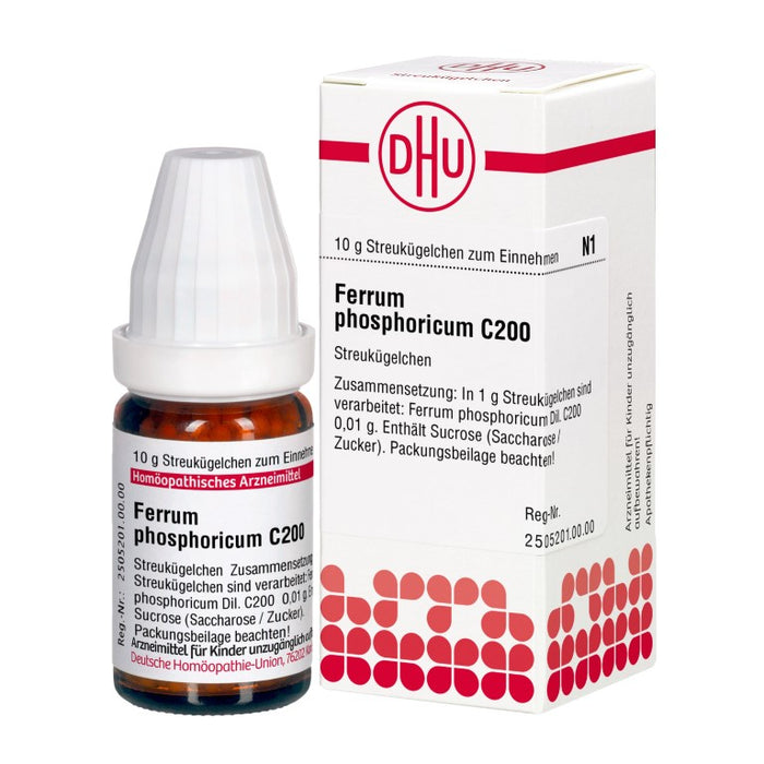DHU Ferrum phosphoricum C200 Streukügelchen, 10 g Globuli