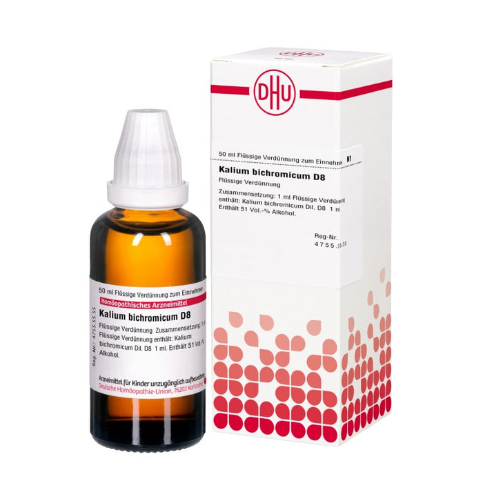 DHU Kalium bichromicum D8 Dilution, 50 ml Lösung