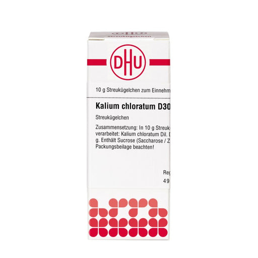 DHU Kalium chloratum D30 Streukügelchen, 10 g Globuli