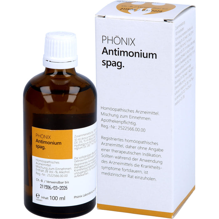PHÖNIX Antimonium spag. Tropfen, 100 ml Lösung