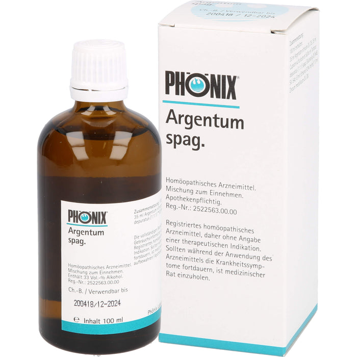 Phönix argentum spag. Tropfen, 100 ml MIS