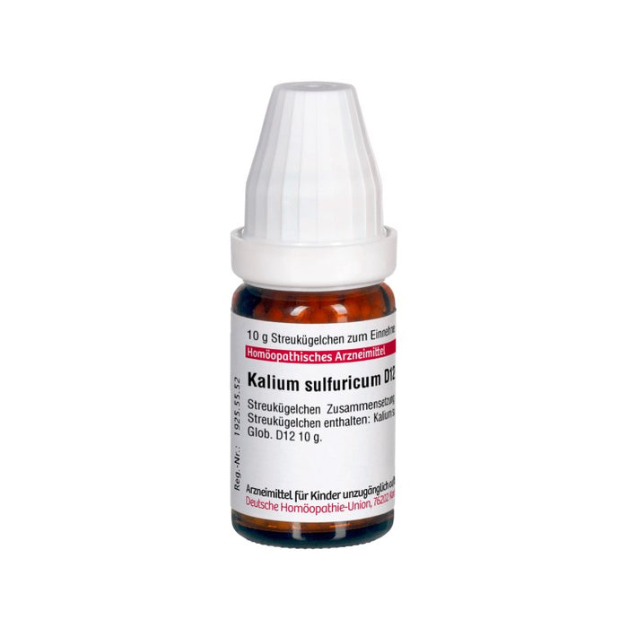 DHU Kalium sulfuricum D12 Streukügelchen, 10 g Globuli