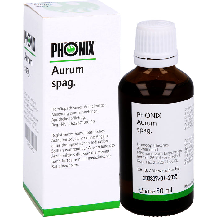Phönix aurum spag. Tropfen, 50 ml MIS