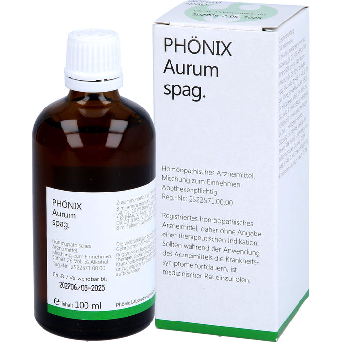 Phönix Aurum spag. Tropfen, 100 ml Lösung