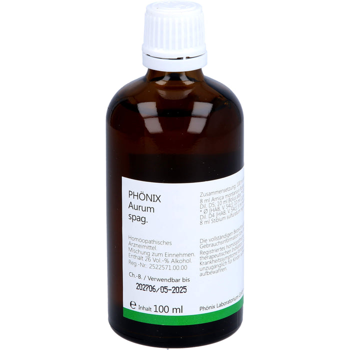 Phönix Aurum spag. Tropfen, 100 ml Lösung