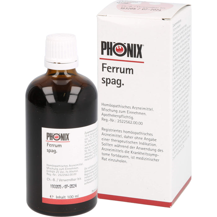PHÖNIX Ferrum spag. Tropfen, 100 ml Lösung