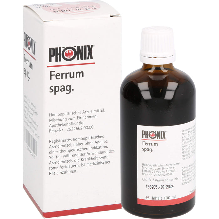 PHÖNIX Ferrum spag. Tropfen, 100 ml Lösung