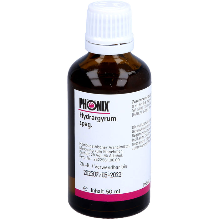 PHÖNIX Hydrargyrum spag. Mischung, 50 ml Lösung