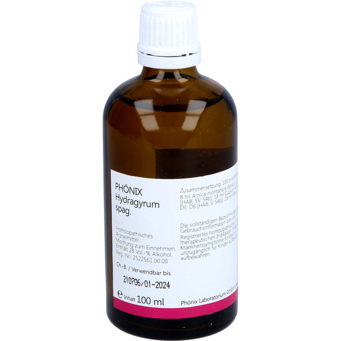 Phönix Hydrargyrum spag. Tropfen, 100 ml Lösung
