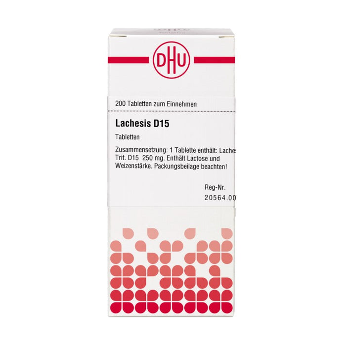 DHU Lachesis D15 Tabletten, 200 St. Tabletten