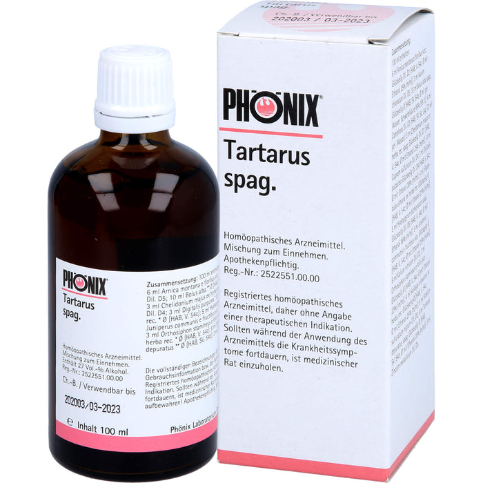 PHÖNIX Tartarus spag. Tropfen, 100 ml Mischung