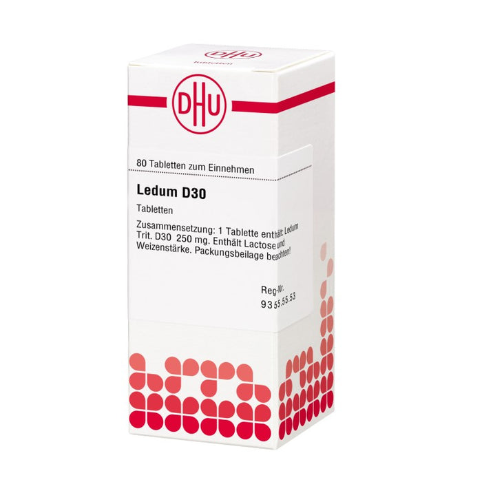 DHU Ledum D30 Tabletten, 80 St. Tabletten