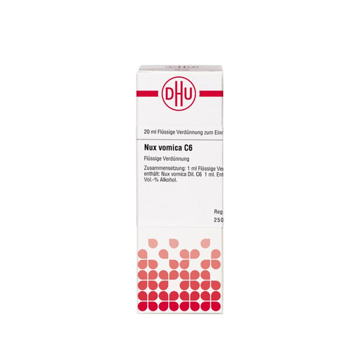 DHU Nux vomica C6 Dilution, 20 ml Lösung
