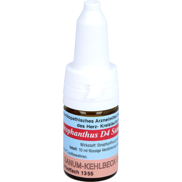 SANUM-KEHLBECK Strophanthus D4 Sanum flüssige Verdünnung bei Erkrankungen des Herz-Kreislaufsystems, 10 ml Lösung