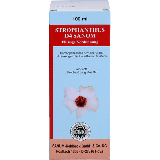SANUM-KEHLBECK Strophanthus D4 Sanum flüssige Verdünnung bei Erkrankungen des Herz-Kreislaufsystems, 100 ml Lösung