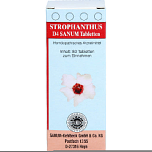SANUM-KEHLBECK Strophanthus D4 Sanum Tabletten, 80 St. Tabletten