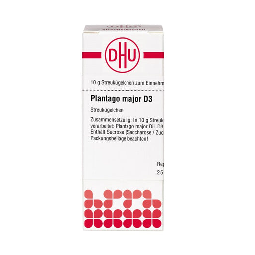 DHU Plantago major D 3 Streukügelchen, 10 g Globuli