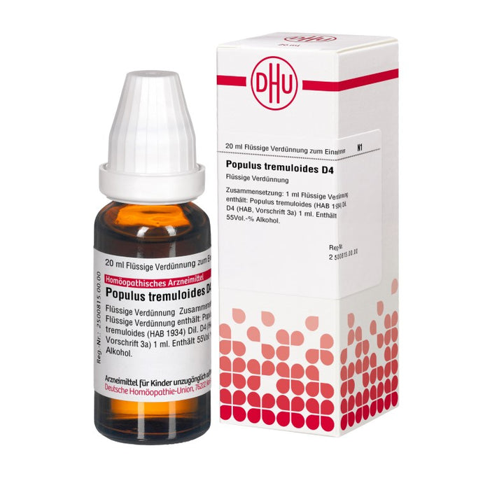 Populus tremuloides D4 DHU Dilution, 20 ml Lösung