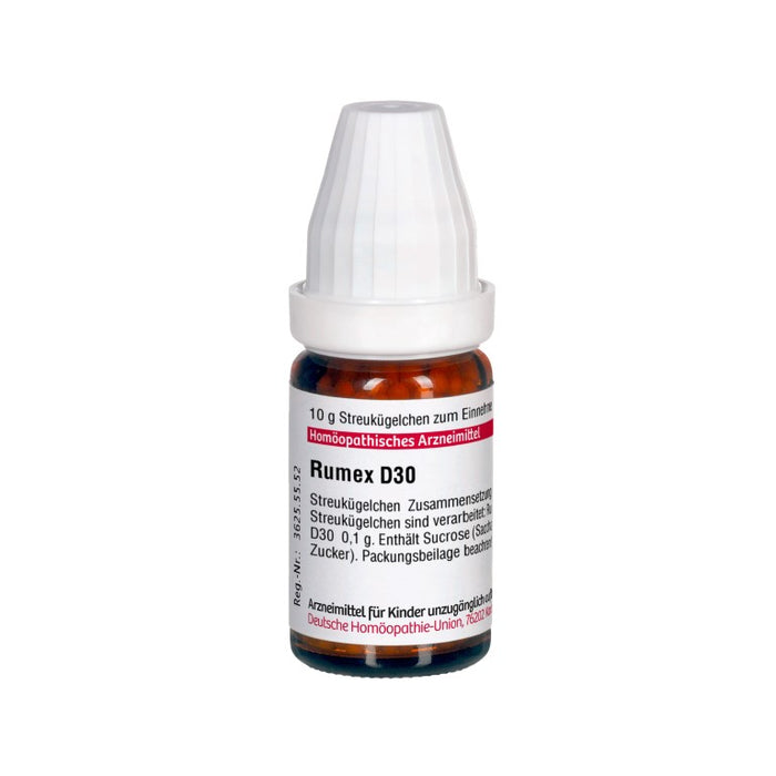 DHU Rumex D30 Streukügelchen, 10 g Globuli