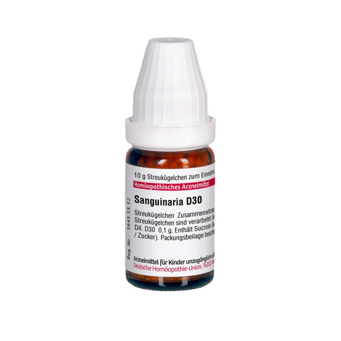 Sanguinaria D30 DHU Globuli, 10 g Globuli