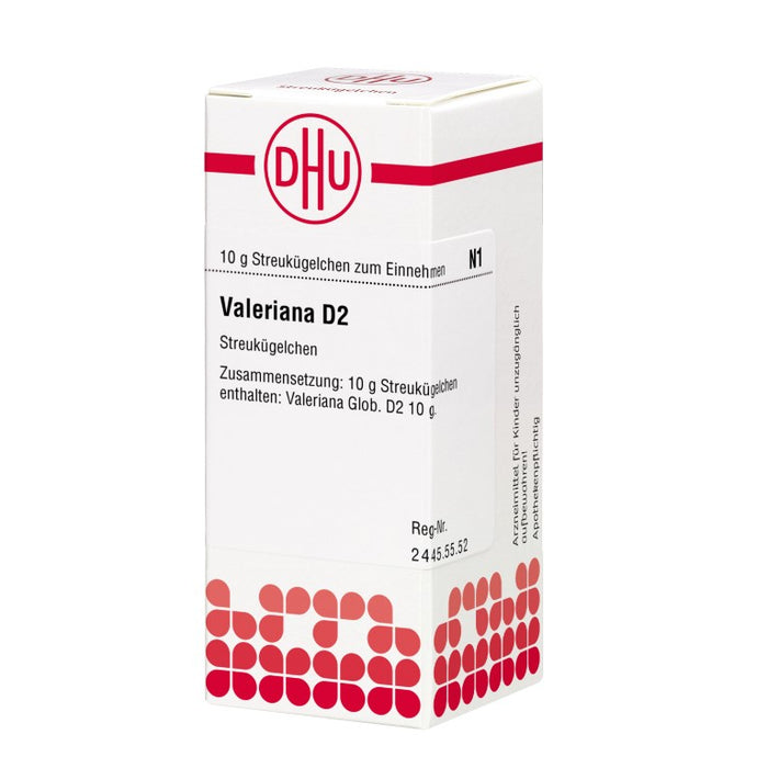 Valeriana D2 DHU Globuli, 10 g Globuli