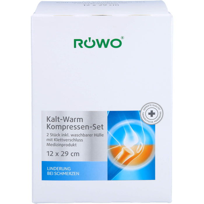 ROEWO Kalt-/Warm-Kompresse(2Stück)m. Klettbandage, 1 St. Kompressen