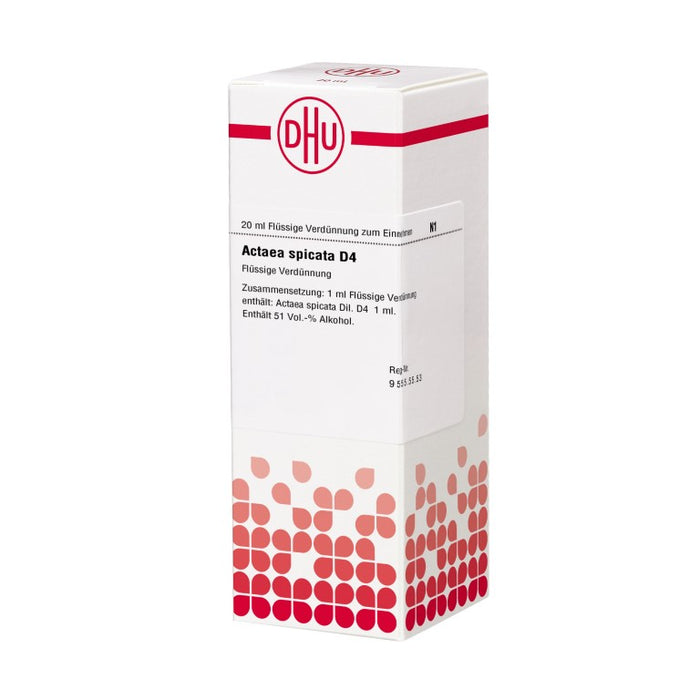 Actaea spicata D4 DHU Dilution, 20 ml Lösung