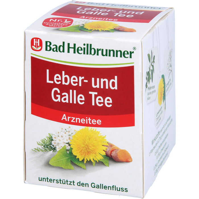 Bad Heilbrunner Leber- und Galletee, 8X1.75 g FBE