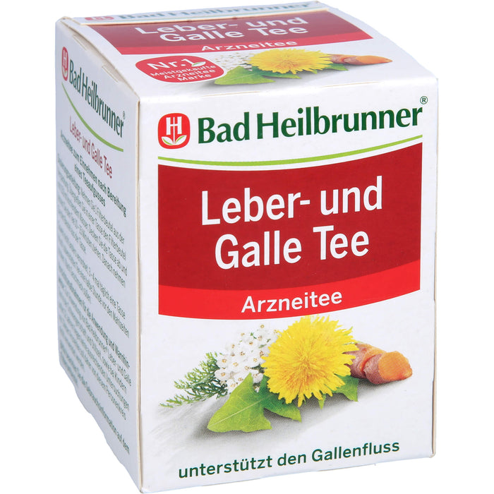 Bad Heilbrunner Leber- und Galletee, 8X1.75 g FBE