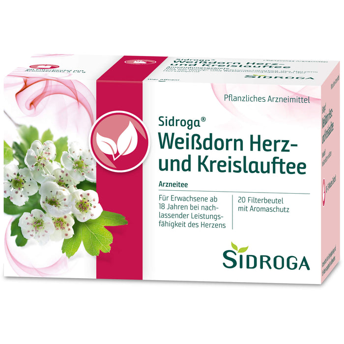 Sidroga Weißdorn Herz-und Kreislauftee, 20 St. Filterbeutel