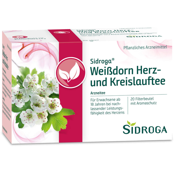 Sidroga Weißdorn Herz-und Kreislauftee, 20 St. Filterbeutel