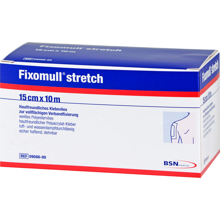 Fixomull stretch 10 m x 15 cm hautfreundliches Klebevlies, 1 St. Pflaster