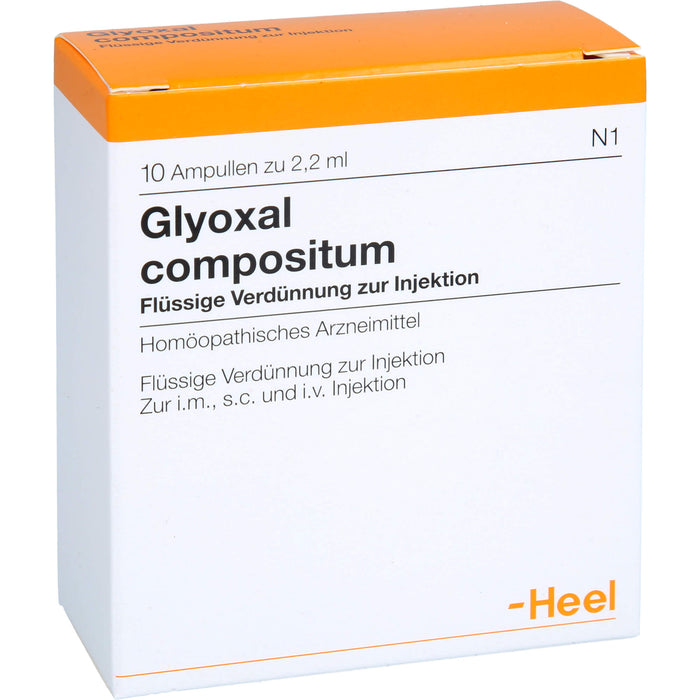 Glyoxal compositum Inj.-Lsg., 10 St. Ampullen
