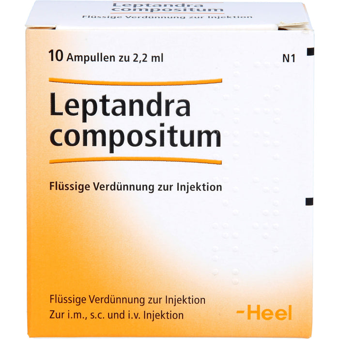Leptandra compositum Inj.-Lsg., 10 St. Ampullen