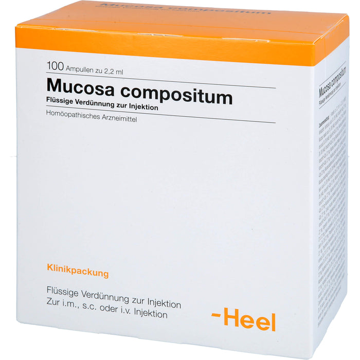 Mucosa compositum Inj.-Lsg., 100 St. Ampullen