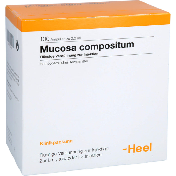 Mucosa compositum Inj.-Lsg., 100 St. Ampullen