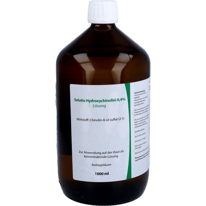 Leyh Pharma Solutio Hydroxychinolini 0,4%, Lösung, 1000 ml Lösung