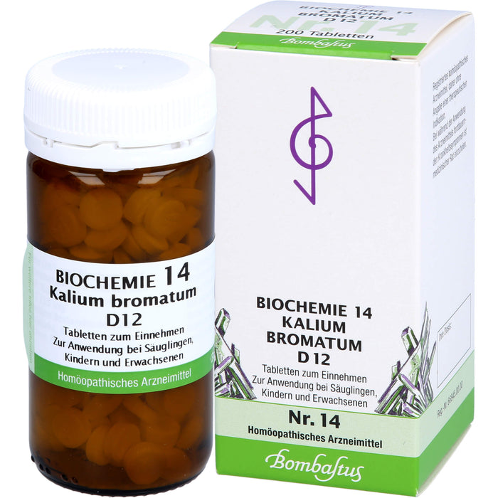 Biochemie 14 Kalium bromatum Bombastus D12 Tbl., 200 St TAB