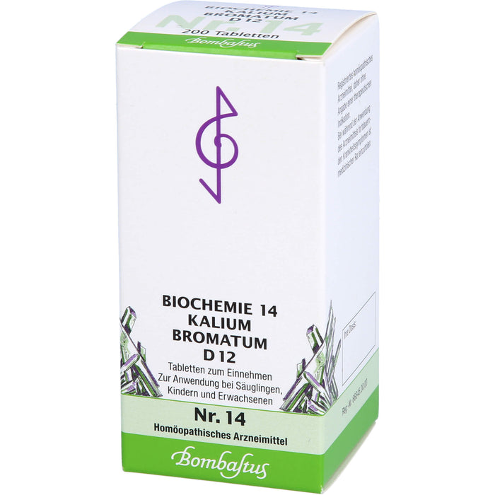 Biochemie 14 Kalium bromatum Bombastus D12 Tbl., 200 St TAB