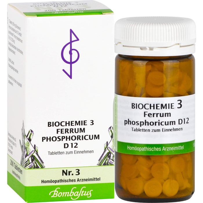 Biochemie 3 Ferrum phosphoricum Bombastus D12 Tbl., 200 St TAB