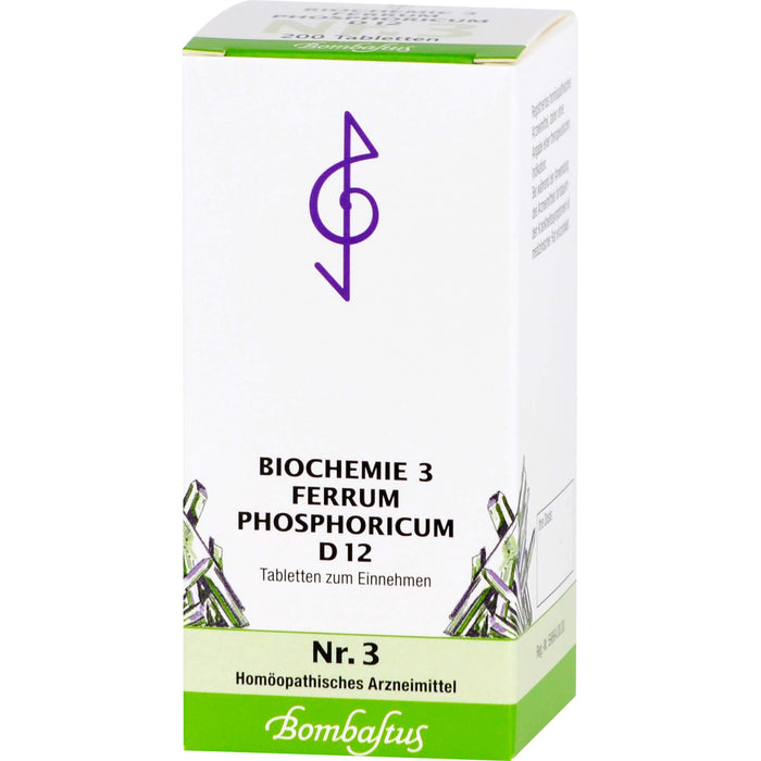 Biochemie 3 Ferrum phosphoricum Bombastus D12 Tbl., 200 St TAB