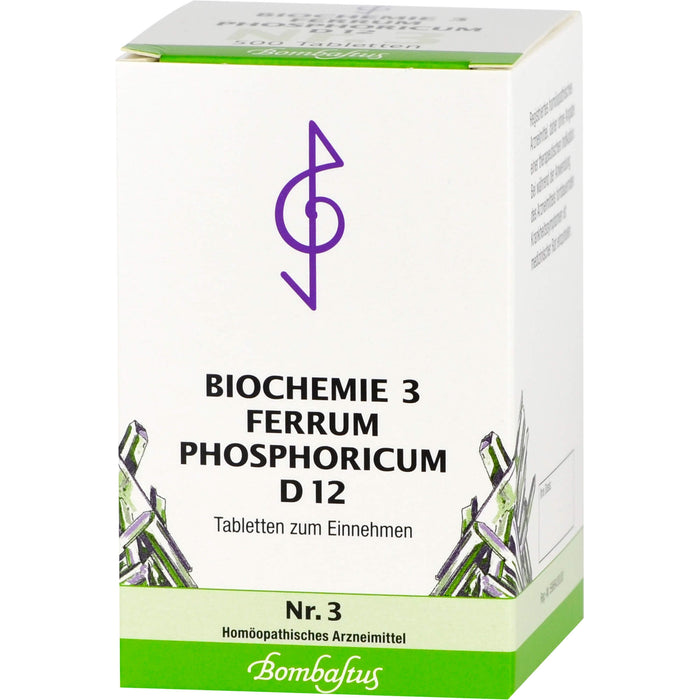 Biochemie 3 Ferrum phosphoricum Bombastus D12 Tbl., 500 St TAB