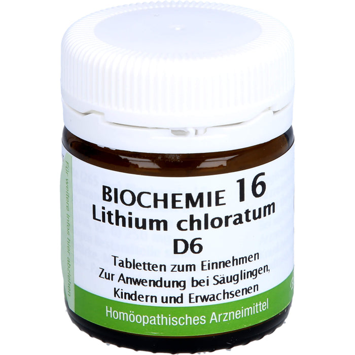 Bombastus Biochemie 16 Lithium chloratum D6 Tabletten, 80 St. Tabletten