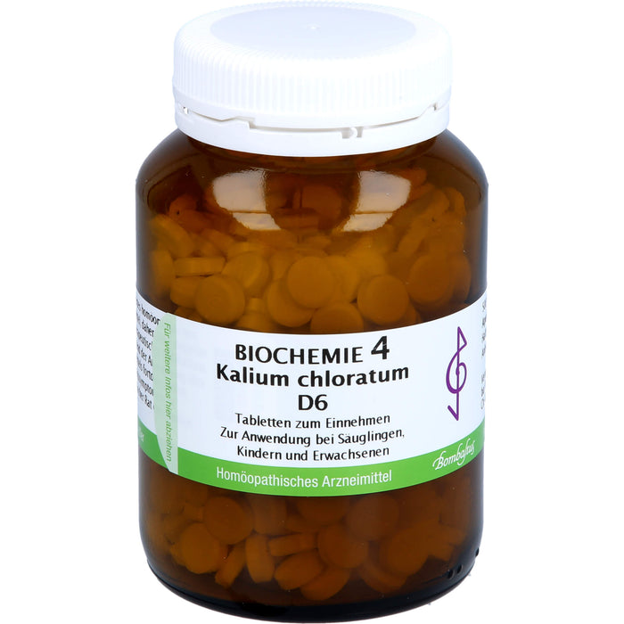 Bombastus Biochemie 4 Kalium chloratum D6 Tabletten, 500 St. Tabletten