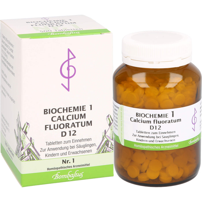 Biochemie 1 Calcium fluoratum Bombastus D12 Tbl., 500 St TAB