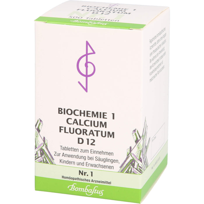 Biochemie 1 Calcium fluoratum Bombastus D12 Tbl., 500 St TAB